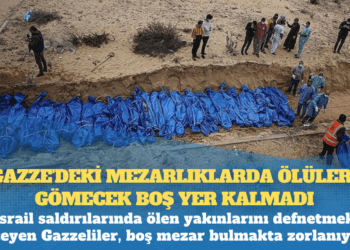 Gazze’deki mezarlıklarda ölüleri gömecek boş yer kalmadı