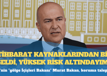 CHP’nin “gölge İçişleri Bakanı” Murat Bakan, koruma talep etti: İstihbarat kaynaklarından bilgi geldi, yüksek risk altındayım