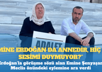 Erdoğan’la görüşme sözü alan Emine Şenyaşar, Meclis önündeki eylemine ara verdi: ‘Emine Erdoğan da annedir, hiç mi sesimi duymuyor?’