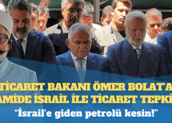 Ticaret Bakanı Ömer Bolat’a camide İsrail ile ticaret tepkisi