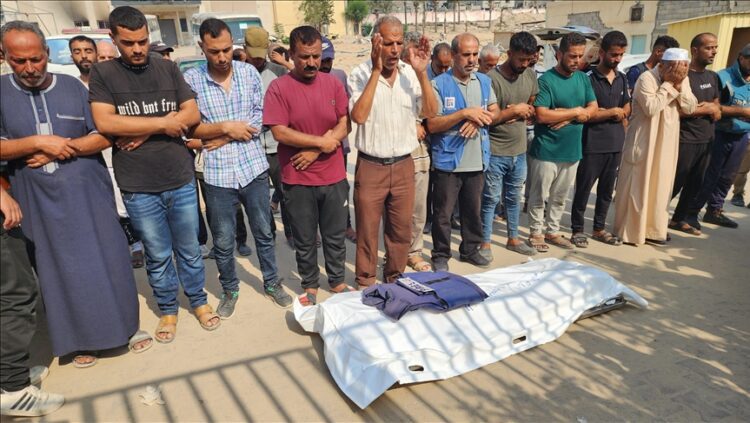 İsrail’in saldırıları altındaki Gazze’de öldürülen gazetecilerin sayısı 169’a çıktı