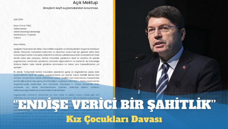 İnsan hakları örgütlerinden Adalet Bakanı’na açık mektup: Yasal faaliyetler terör suçu değildir!