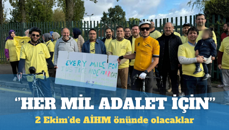 2 Ekim’de AİHM önünde yapılacak protesto için pedal basıyorlar: Her mil adalet için
