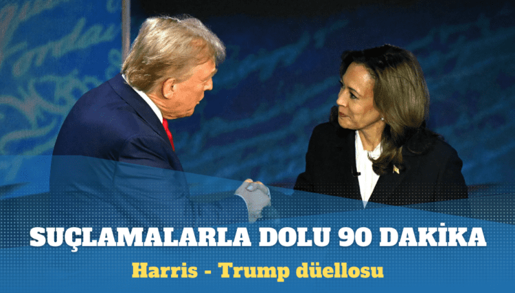 Harris – Trump düellosu: Suçlamalarla dolu 90 dakika