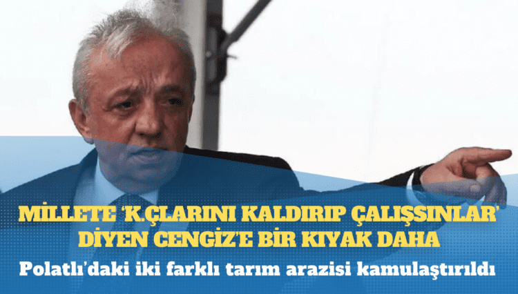 Millete ‘k.çlarını kaldırıp çalışsınlar’ diyen Cengiz’e bir kıyak daha