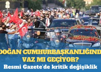 Resmi Gazete’de kritik değişiklik: Erdoğan cumhurbaşkanlığından vaz mı geçiyor?