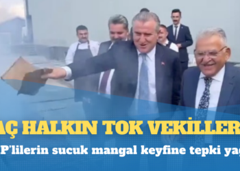 AKP’lilerin sucuk mangal keyfine tepki yağdı