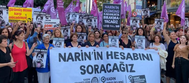 Narin’in ölümü sonrası protestolarda Aile Bakanlığına tepki
