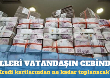 Kredi kartlarından toplanacak miktar 1 milyar 355 milyon dolar