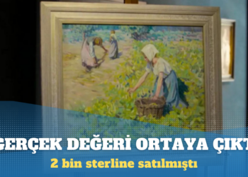 2 bin sterline satılan tablonun 300 bin sterlin değerinde olduğu ortaya çıktı