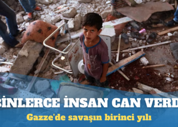 Gazze’de savaşın birinci yılı: Binlerce insan yaşamını yitirdi