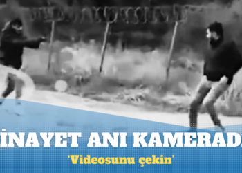 Cinayet anı kamerada: Videosunu çekin