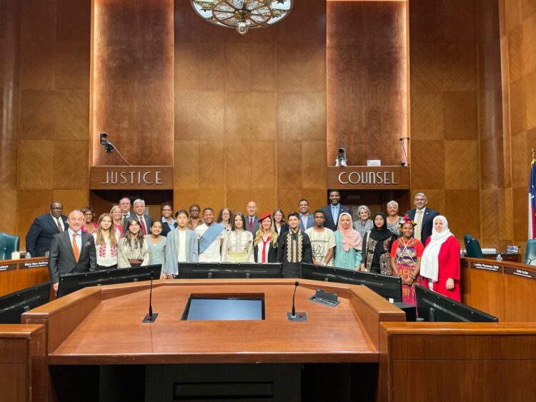 IFLC öğrencileri Houston Belediye Meclis Toplantısı’na katıldı