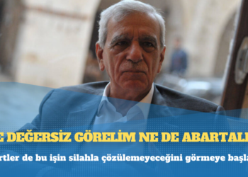 Ahmet Türk: Kürtler de bu işin silahla çözülemeyeceğini görmeye başladı