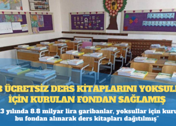 MEB ücretsiz ders kitaplarını yoksullar için kurulan fondan sağlamış