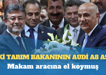 Eski tarım bakanının Audi A8 aşkı: Makam aracına el koymuş