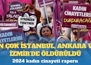 2024 kadın cinayeti raporu: En çok İstanbul, Ankara ve İzmir’de öldürüldü