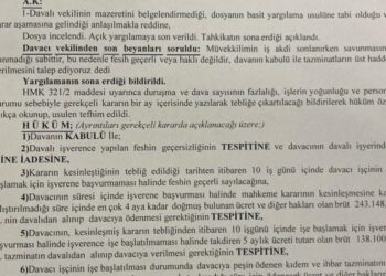 Arap sermayeli Türk bankası kanser olan çalışanını işten çıkarttı