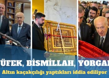 Altın kaçakçılığı yaptıkları iddia edilen 3 MHP’li vekil Devlet Bahçeli’yi hediyeye boğmuş