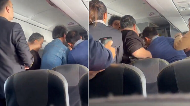 İstanbul uçağı karıştı: Tekbir getirdi acil çıkış kapısını tekmeledi