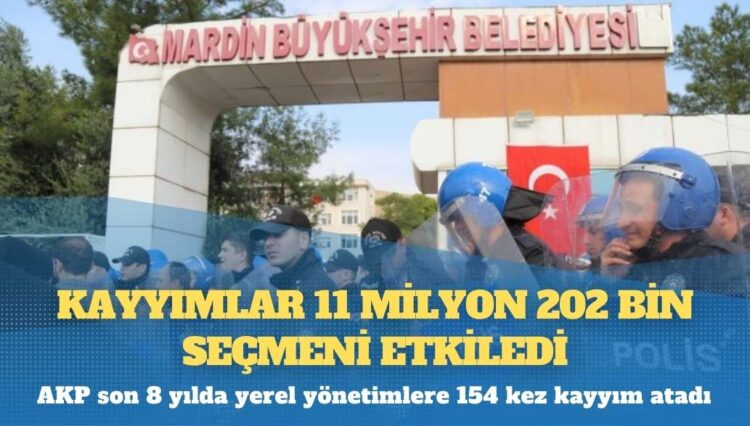CHP raporu: Kayyımlar 11 milyon 202 bin seçmeni etkiledi