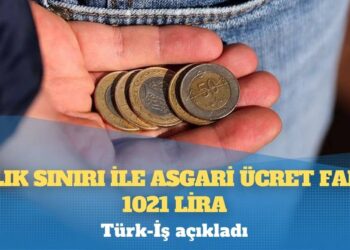 Türk-İş açıkladı: Açlık sınırı ile asgari ücret farkı 1021 lira