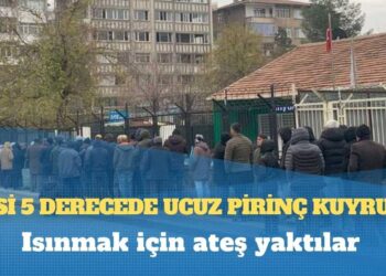 Eksi 5 derecede ucuz pirinç kuyruğu