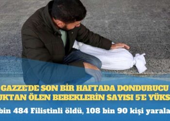 Gazze’de son bir haftada dondurucu soğuktan ölen bebeklerin sayısı 5’e yükseldi