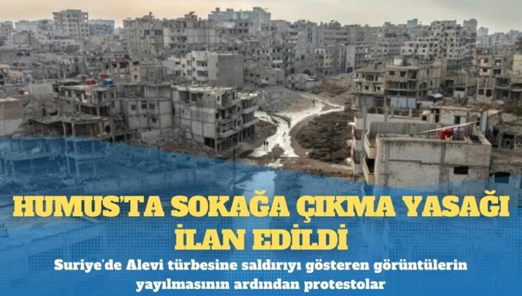 Suriye’de Alevi türbesine saldırıyı gösteren görüntülerin yayılmasının ardından protestolar: Humus’ta sokağa çıkma yasağı ilan edildi