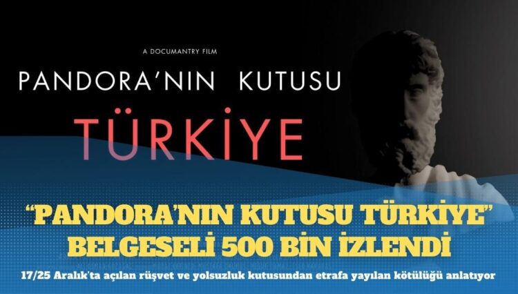 “Pandora’nın Kutusu Türkiye” belgeseli 500 bin izlendi