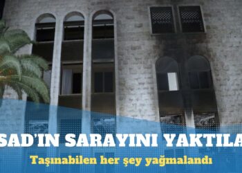 Esad’ın sarayını yaktılar