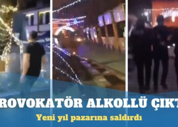 ‘Burası şeriat ülkesi’ diyerek yılbaşı pazarına saldıran adam alkollü çıktı