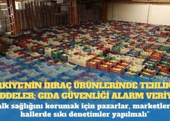 Türkiye’nin ihraç ürünlerinde tehlikeli maddeler; gıda güvenliği alarm veriyor