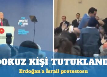 Erdoğan’ı protesto eden dokuz kişi tutuklandı