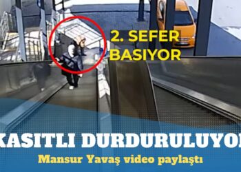 Mansur Yavaş video paylaştı: Yürüyen merdivenler kasıtlı olarak durduruluyor