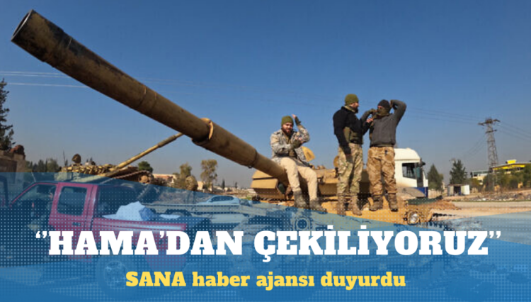 Suriye ordusu iki gün sonra geri çekildi; HTŞ liderliğindeki silahlı gruplar, Hama’ya girdi