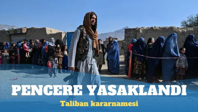 Taliban, kadınların daha fazla kullandığı odalara pencere yapılmasını yasakladı