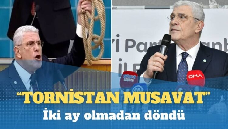 İki ay olmadan sözünden döndü: Müsavat Dervişoğlu, Bahçeli’ye idam ipi fırlattı; Erdoğan’a “Öcalan’ı istediğin zaman affedebilirsin” dedi