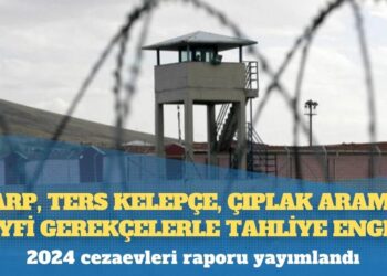 2024 cezaevleri raporu yayımlandı: Darp, ters kelepçe, çıplak arama, keyfi gerekçelerle tahliye engeli