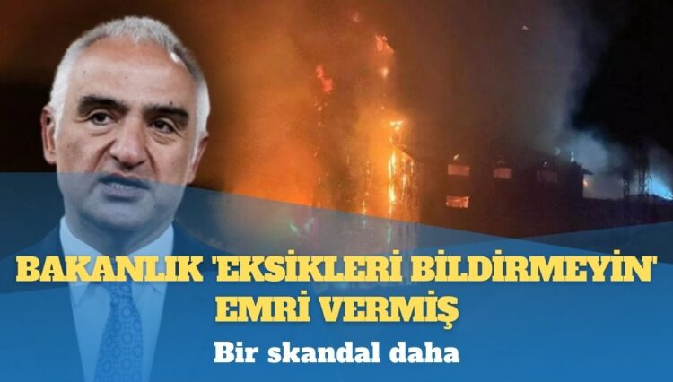 Bir skandal daha: Bakanlık ‘eksikleri bildirmeyin’ emri vermiş