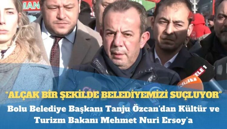 Tanju Özcan: Bakan alçakça belediyemizi suçladı
