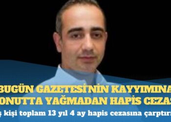 Bugün Gazetesi’nin kayyımı Müezzino’ya konutta yağmadan hapis cezası