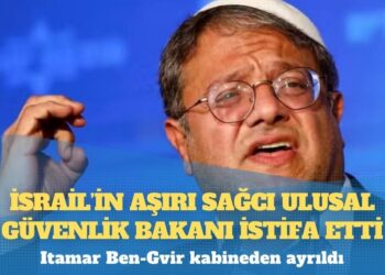 Ateşkes yürürlüğe girdi, İsrail’in aşırı sağcı Ulusal Güvenlik Bakanı Ben-Gvir istifa etti