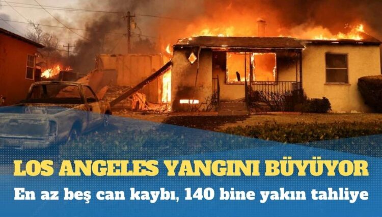 Los Angeles: Orman yangınlarında beş ölü