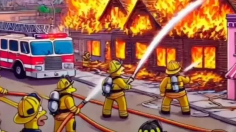 ABD’yi saran alevlerin arasında ürkütücü ‘yangın hortumu’ görüldü