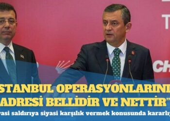 İmamoğlu: Cumhurbaşkanının bilgisiyle yürüyen operasyonların gayesi belli