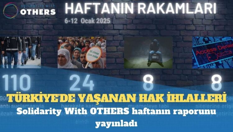 Solidarity With OTHERS haftanın raporunu yayınladı: Türkiye’de yaşanan hak ihlalleri