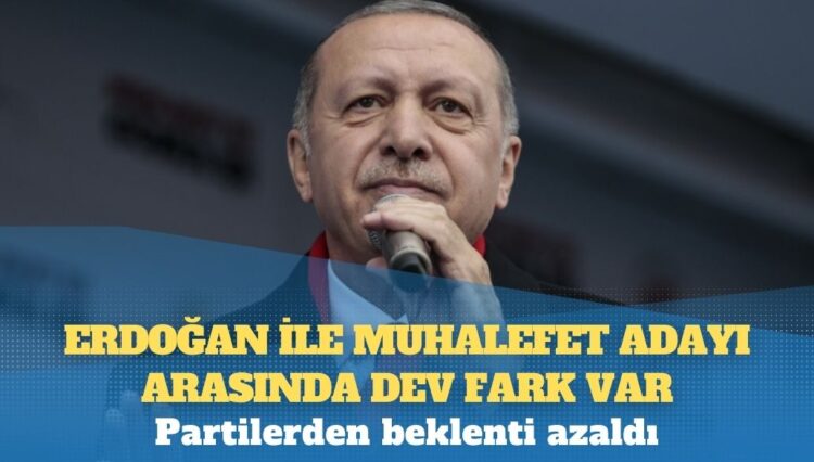 Son anket: Erdoğan ile muhalefet adayı arasında dev fark var