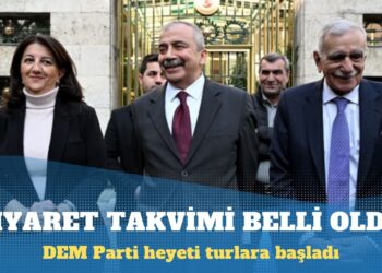 Turlara başlayan DEM Parti heyetinin takvimi belli oldu