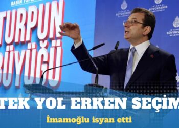 İmamoğlu: Tek yol erken seçim